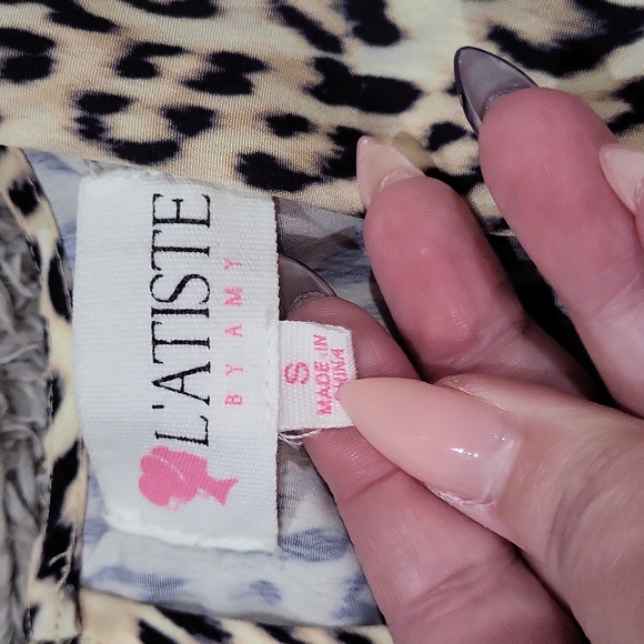 L'ATISTE Leopard Print Romper - Picture 7 of 14